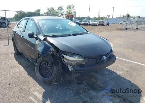 2016 Toyota Corolla Le из США, поврежденный, VIN 5YFBURHE1GP445882